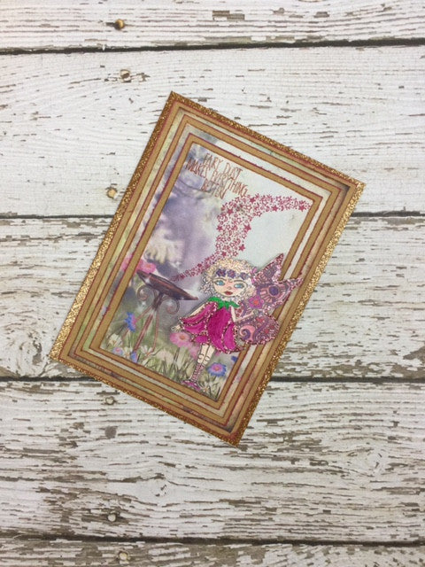 Layered Fairy Magic Card
