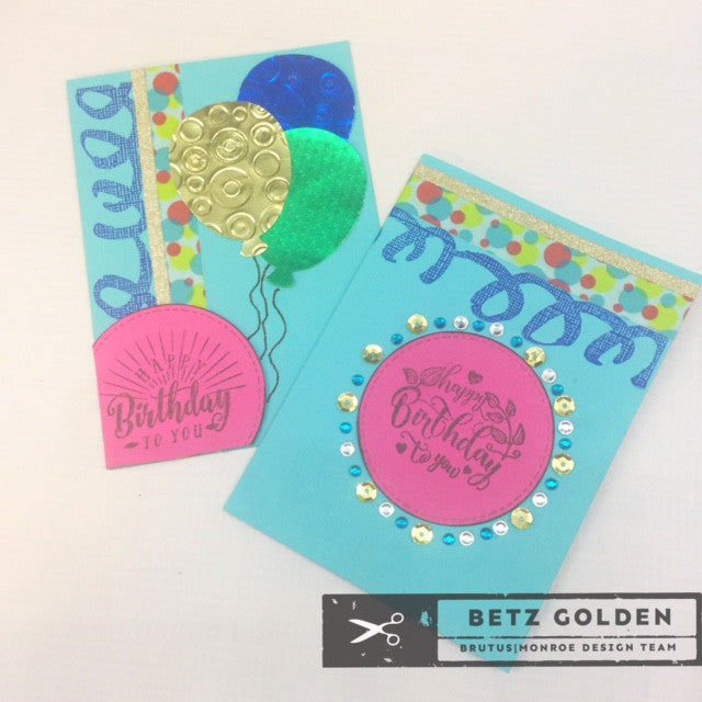 Fast Birthday Card Set