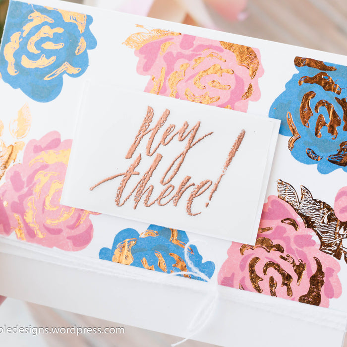 Foiling Layered Stamps with Brutus Monroe Inks + Deco Foil!