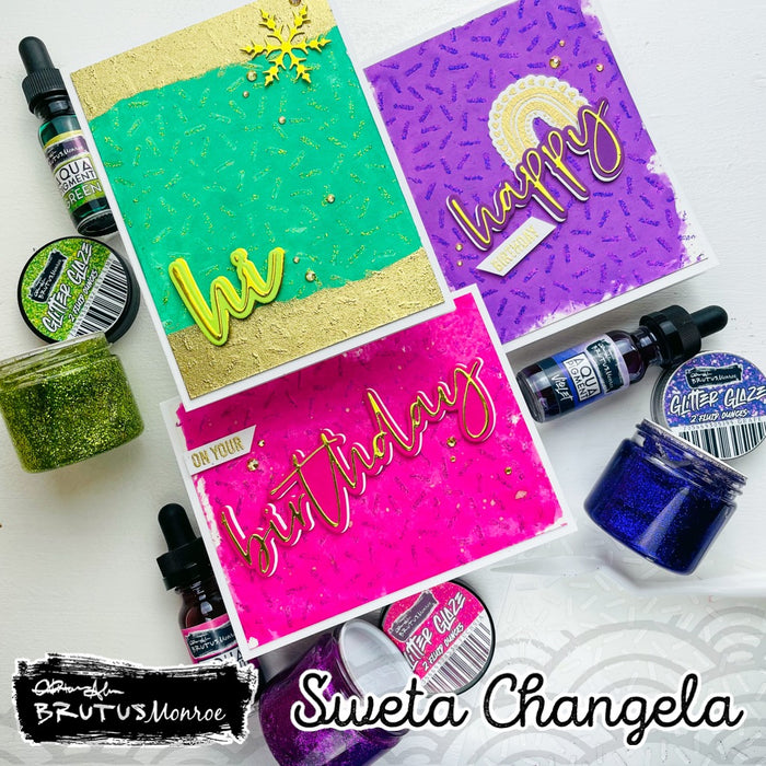 Set of Cards with Sweet Sprinkles stencil
