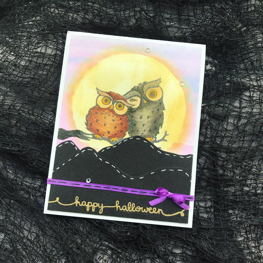 Aqua Pigments Night Sky + Halloween!