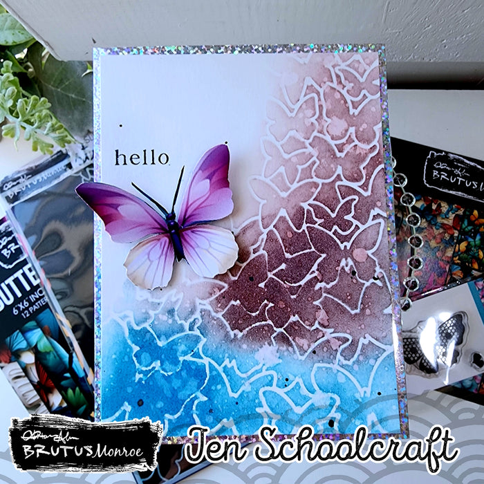 Hello Butterfly Card by jen