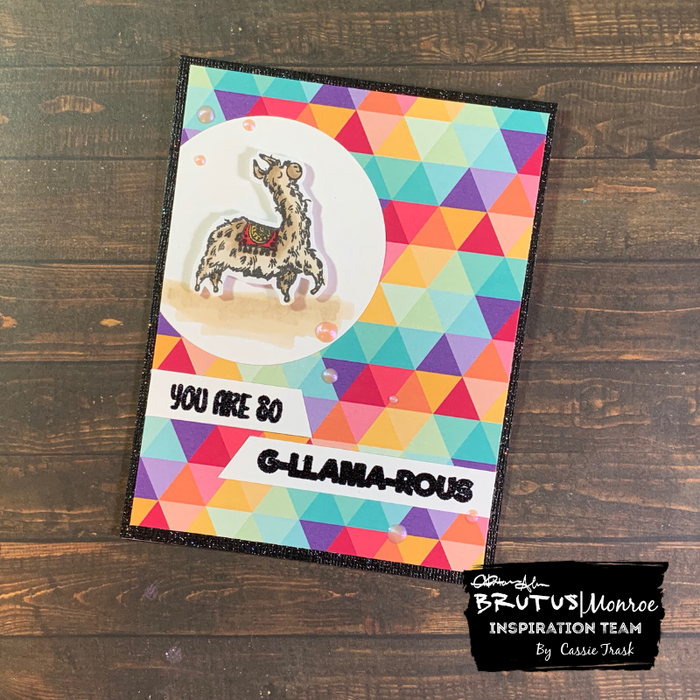 Llama Friends and Mic Drop Embossing Powder