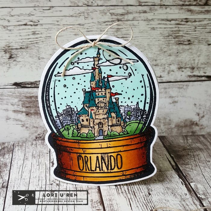 Snow Globe Shaped Cards