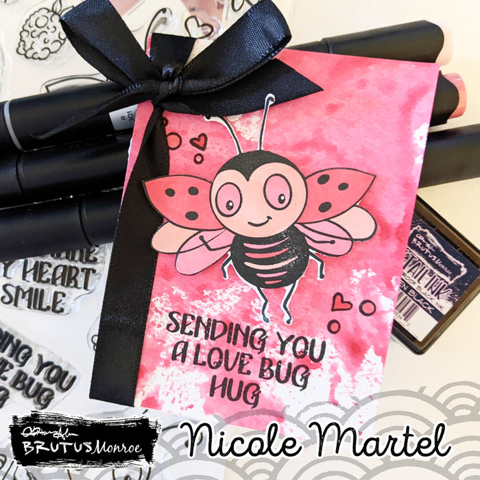 Sending You a Love Bug Hug Card/Nicole Martel
