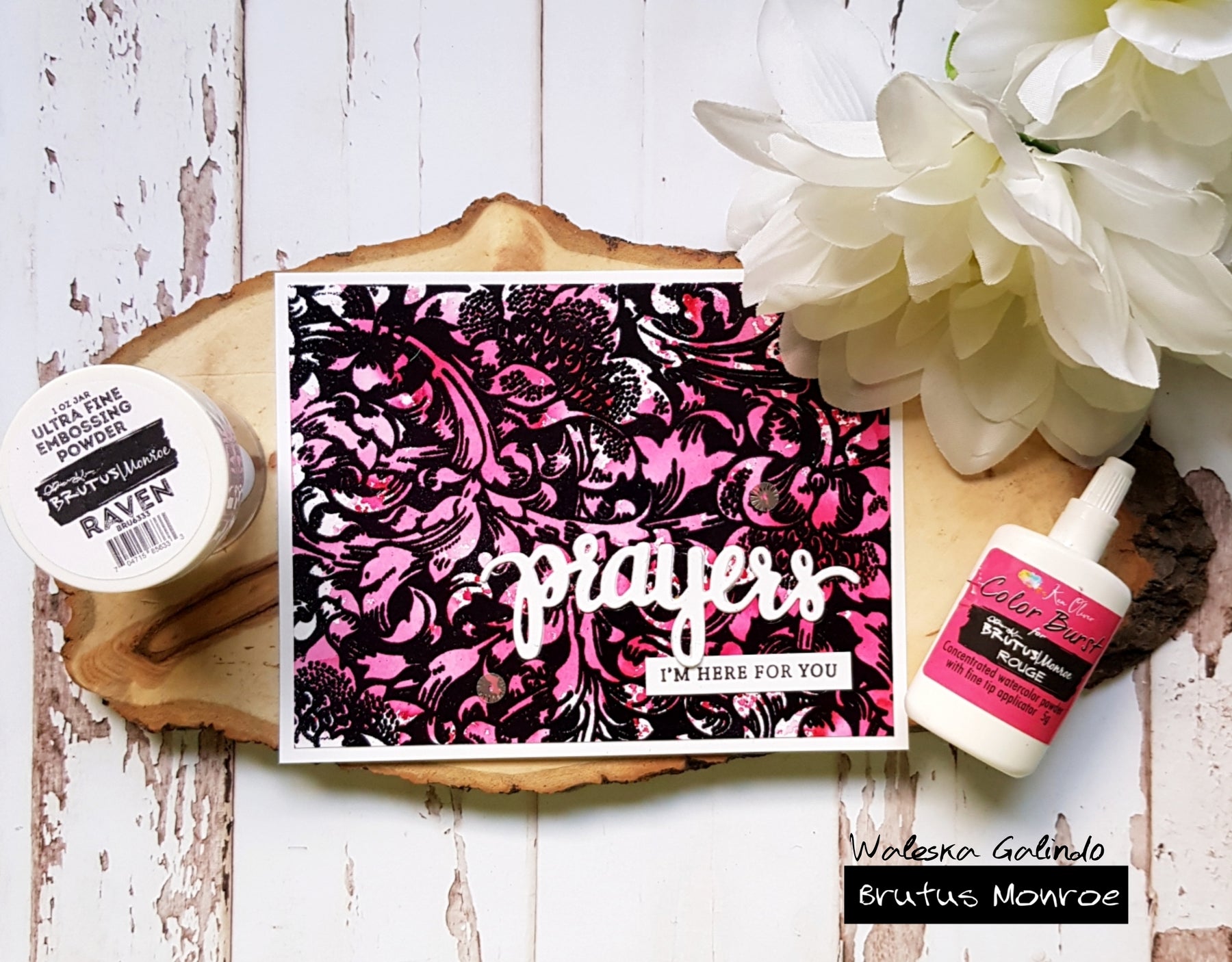 Color Burst and Raven Embossing Powder