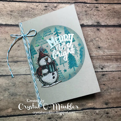 Snowy Friends Card by Crystal!