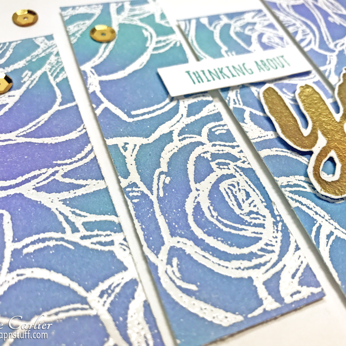 Using Background Stamps On Cards