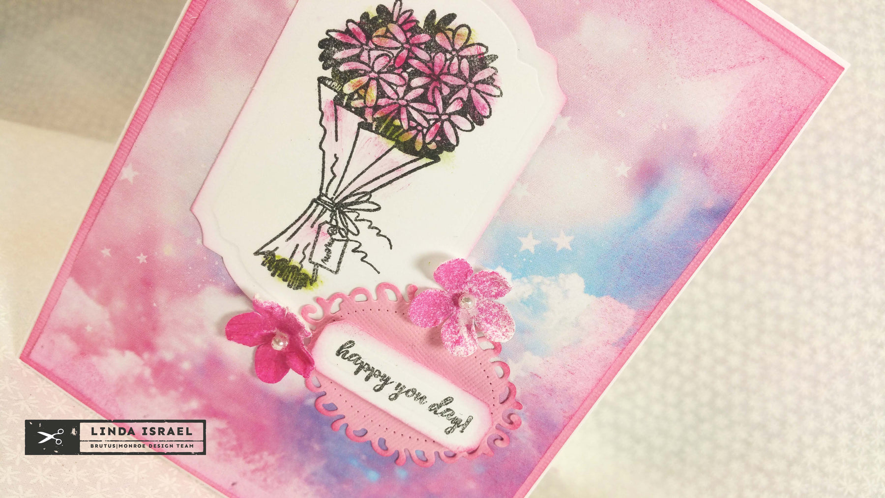 Tiny Stamps equals a Beautiful Card