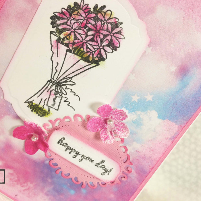 Tiny Stamps equals a Beautiful Card