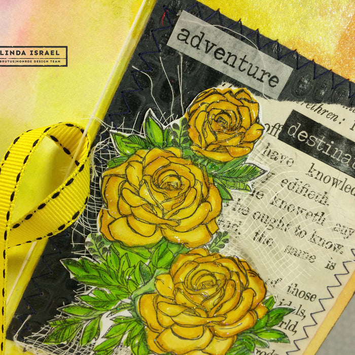 Yellow Rose Adventure Travelers Notebook Junk Journal