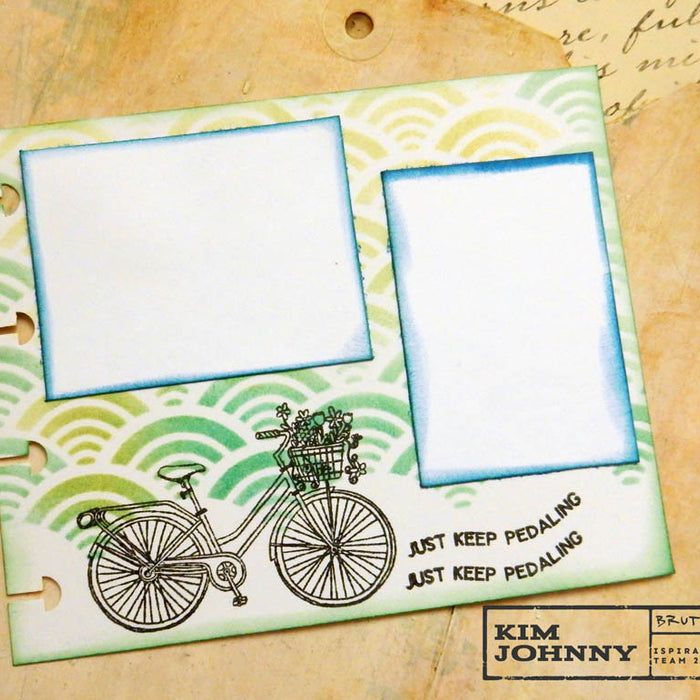 Small Planner Journal Page~February Stamp Club Feature!