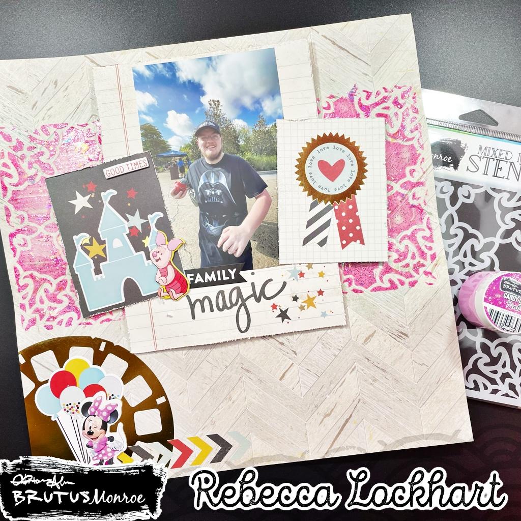 Candy Coat - Antique Trellis Stencil of the Month - February 2022