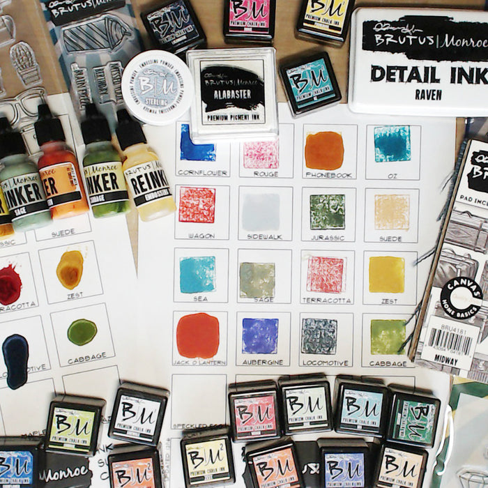 Brutus Monroe New Stamps Haul and Ink Swatching