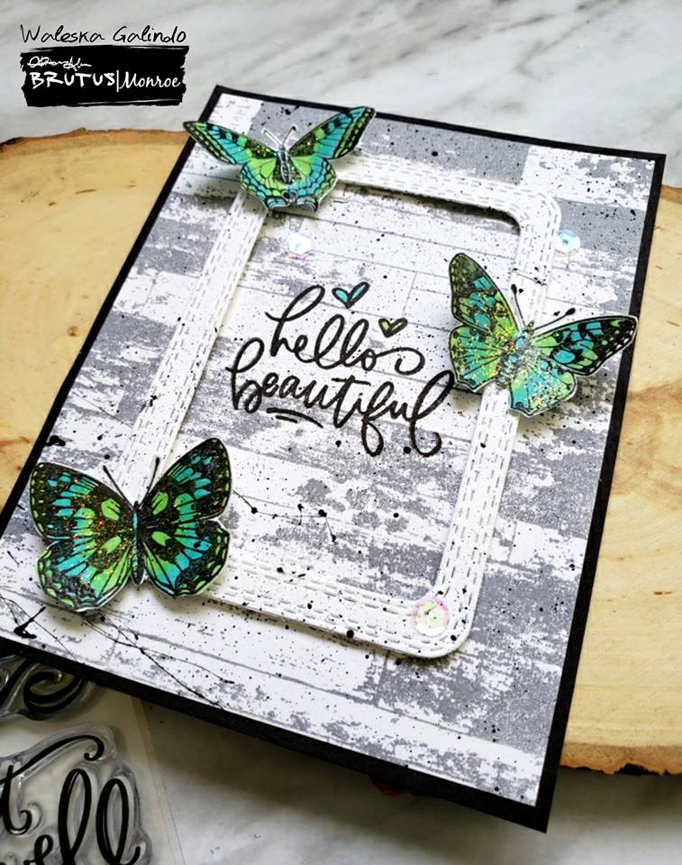 Hello Beautiful/Brutus Monroe & Unity new background stamps!