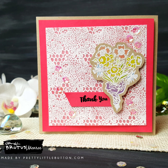 Floral Thank You Notelet