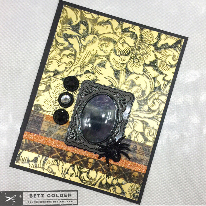 Halloween Baroque Card