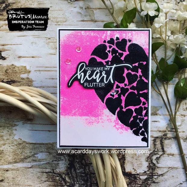 Layered Heat Embossing with Jess