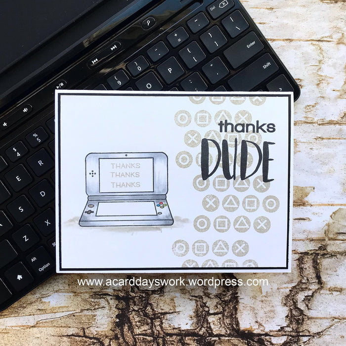 Clean and Simple Card for Teens or Gamers