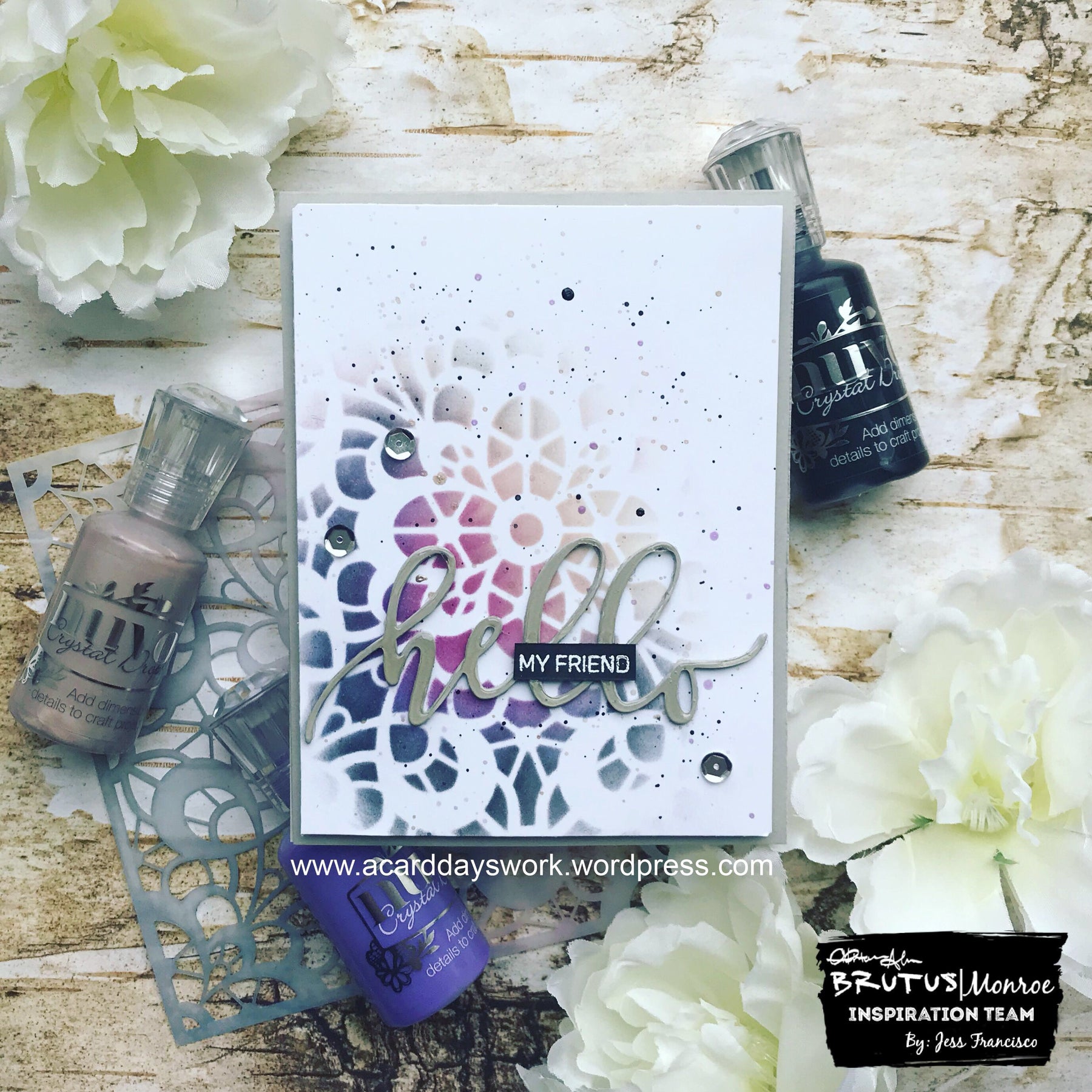 Elegant Lace Card with Jess