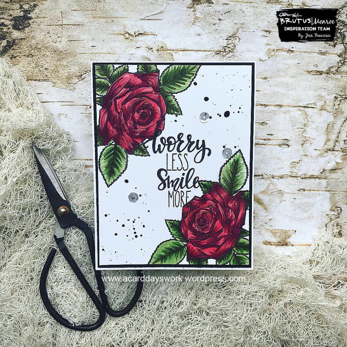 Quick and Elegant Card with Happy Rose