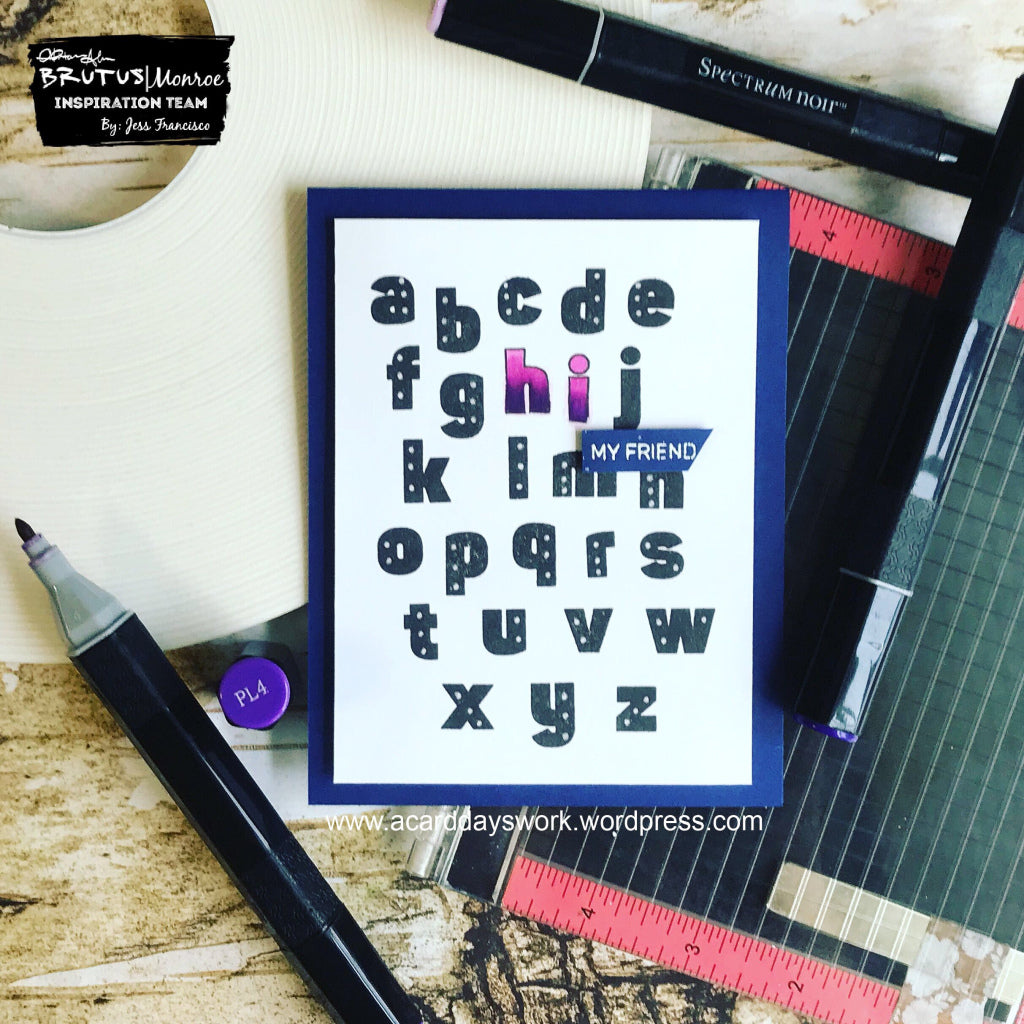 Lowercase Alphabet Outline and Fill with Jess