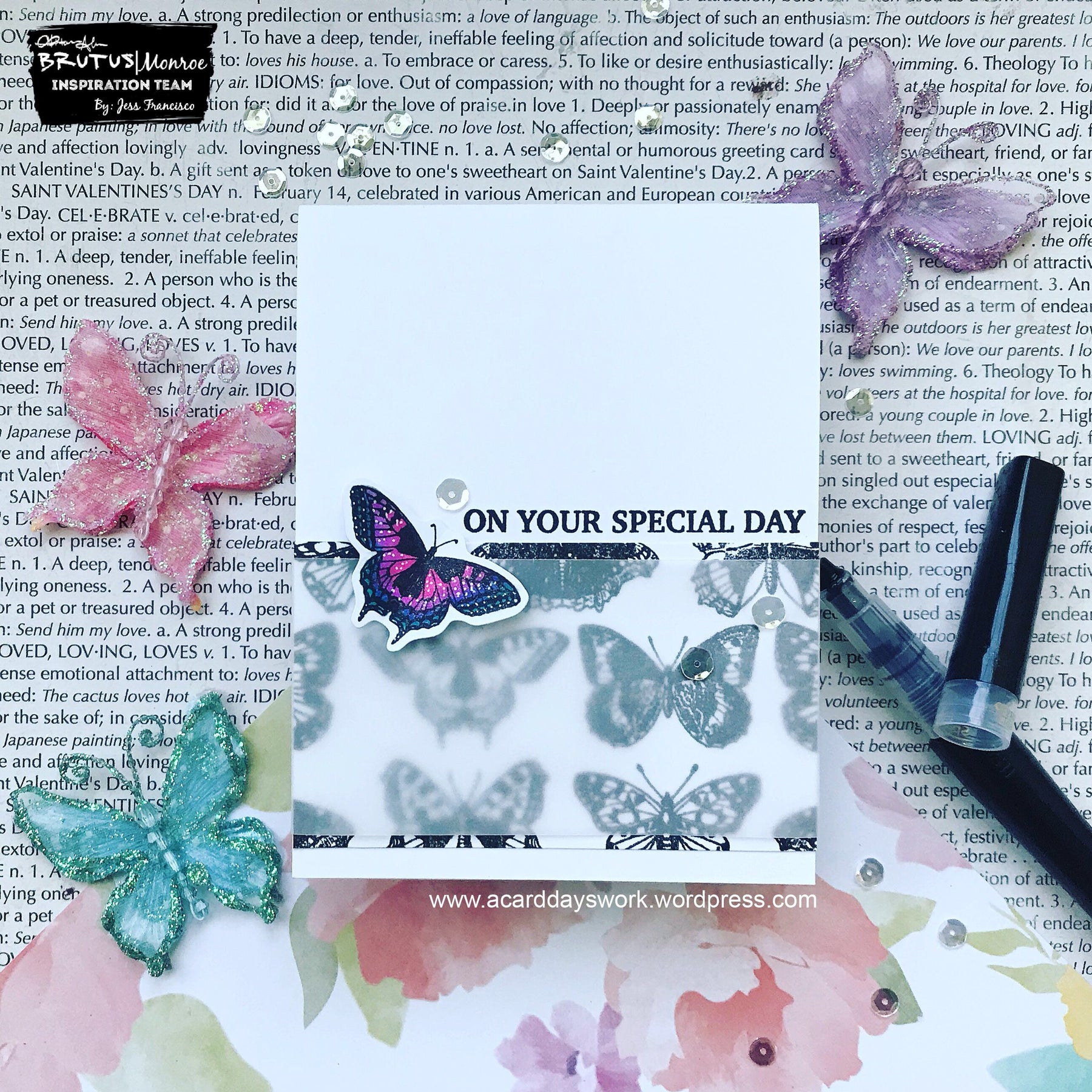 Clean and Simple Special Day Card with Jess