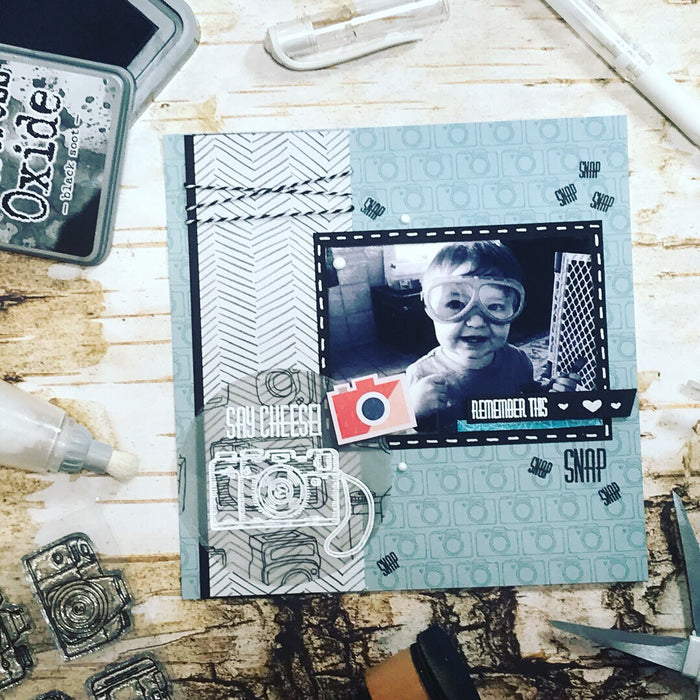 Guest Designer Jess- Snap Scrapbook Layout