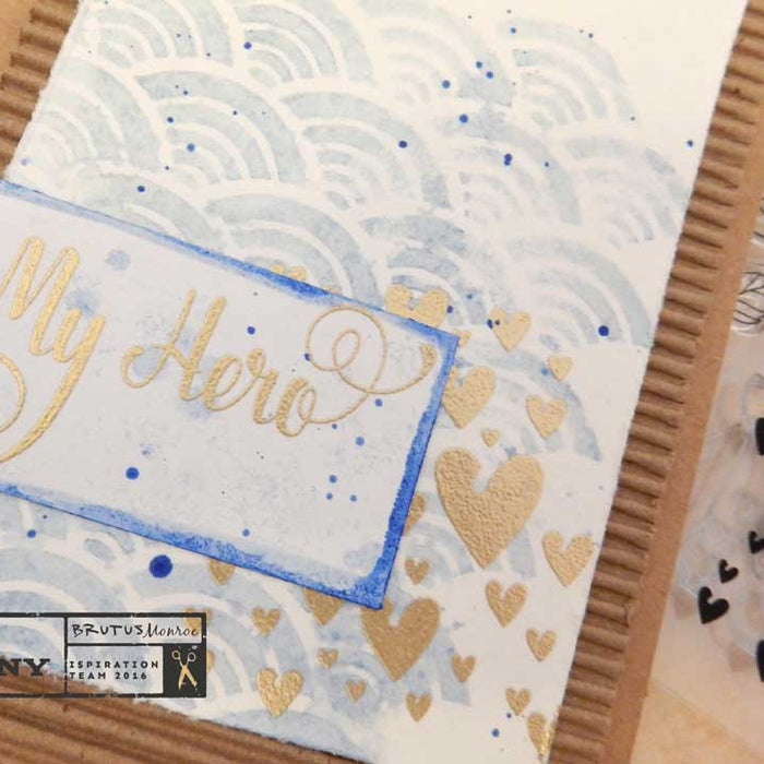 My Hero~Watercolor Effect with Our Chalk Inks