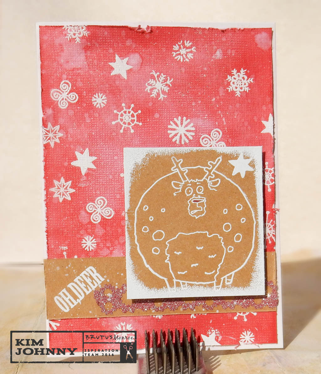 Caught Eating Santa's Leftovers! "Oh, Deer" Chuck Carson Collection