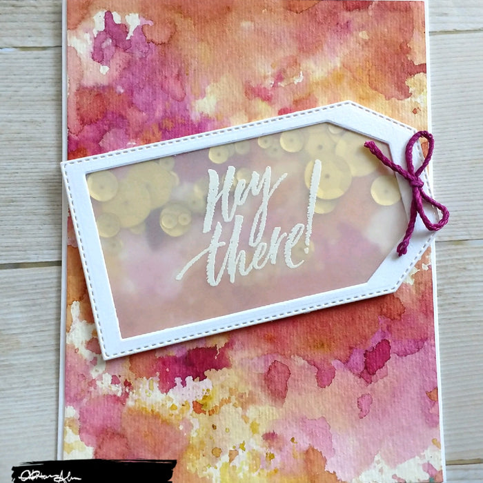 Coordinating Embellishment with Color Burst