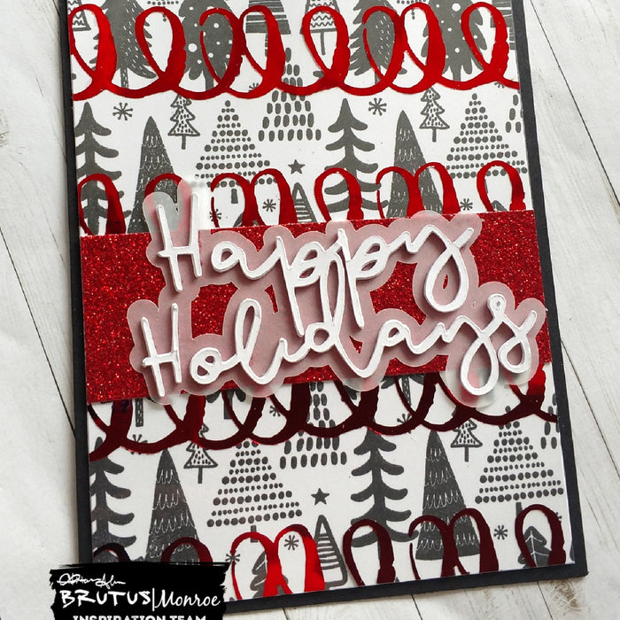 Foiled Clear Toner Sheets + Background Stamp