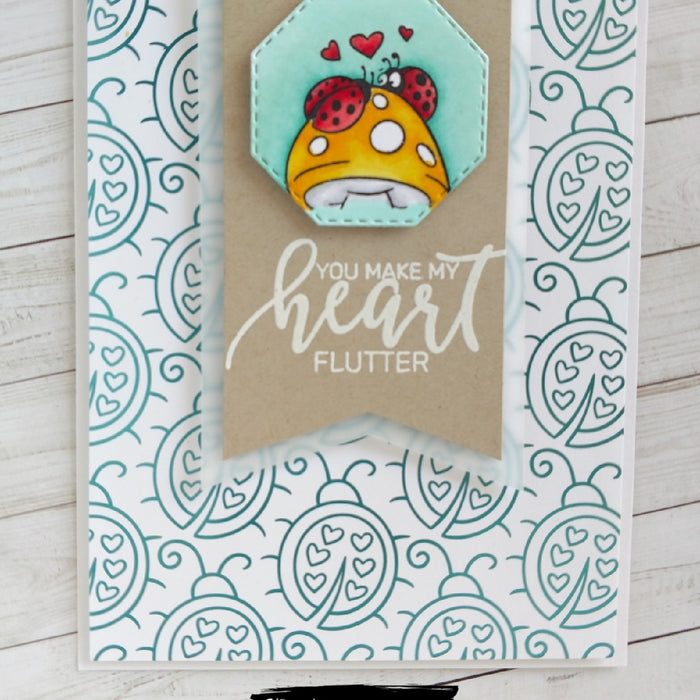 Foiled Love Bug Card