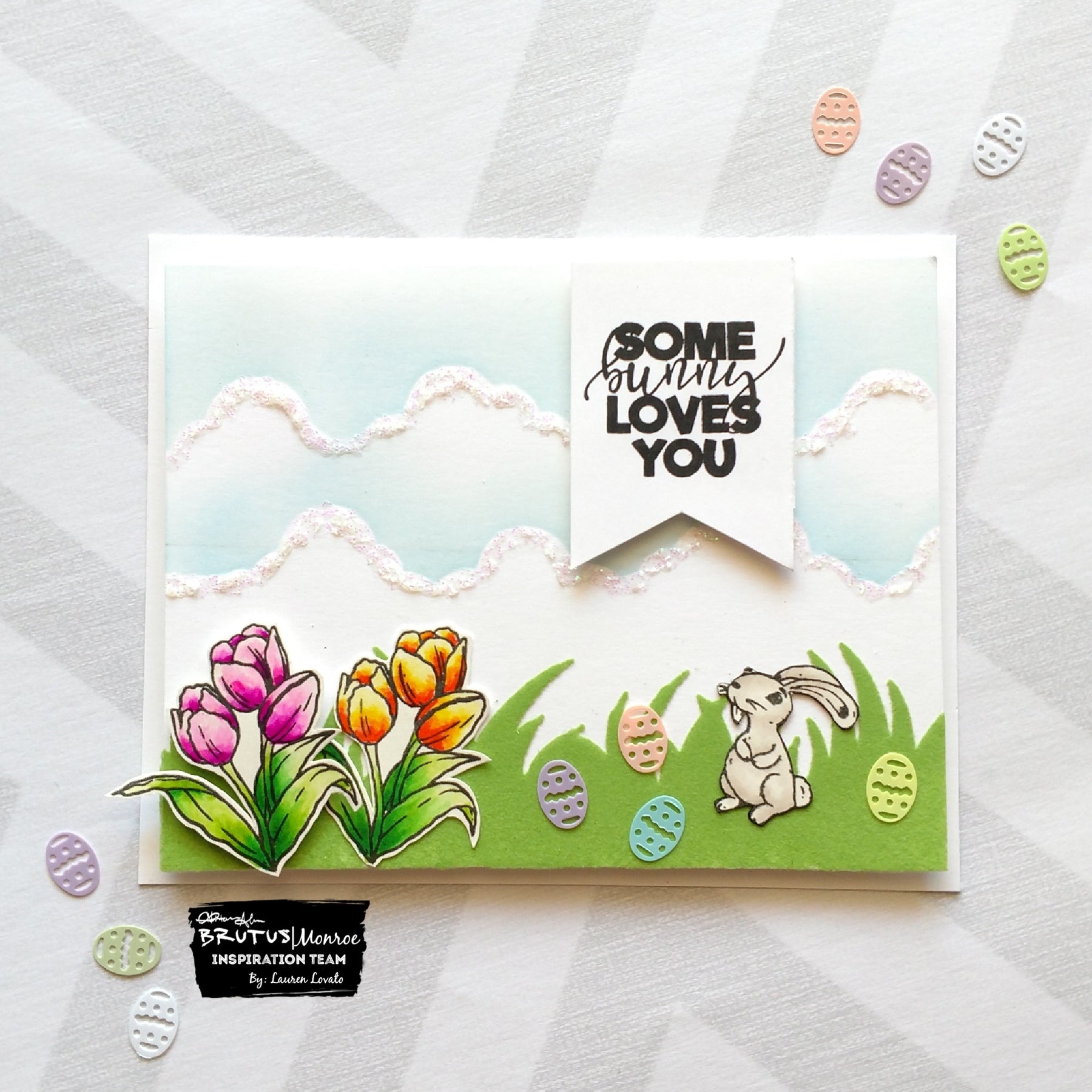 Scene Builder Stencils Easter Card