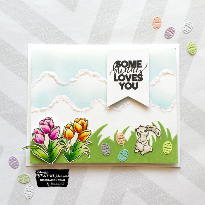 Scene Builder Stencils Easter Card