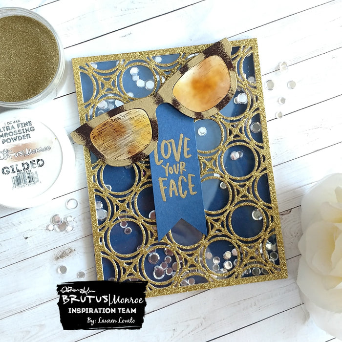 Die of the Month Shaker Card