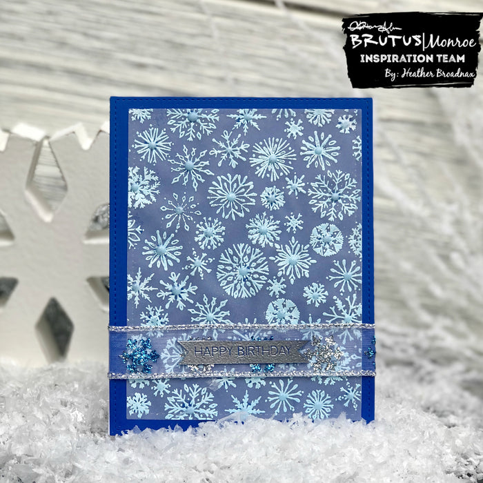 Birthday Snowflakes Using Heat Resistant Vellum