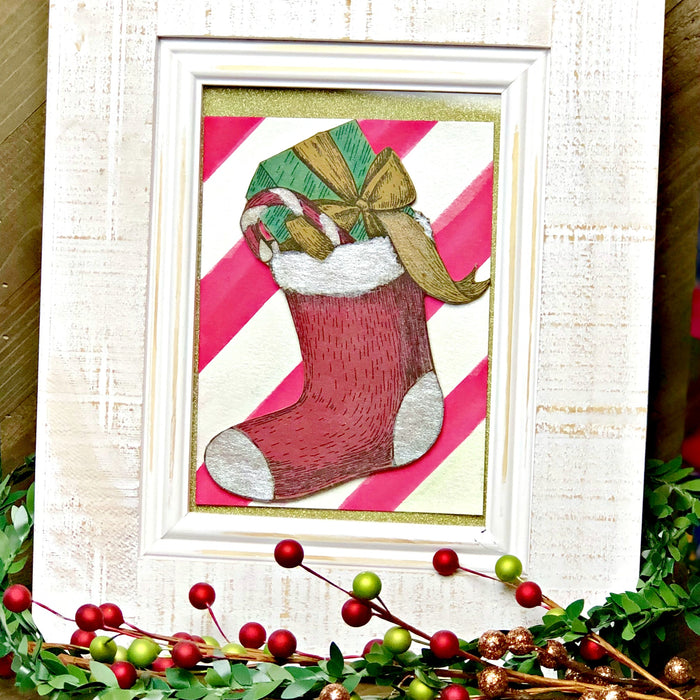 Holiday Decor Using Sketched Holiday Surface Board