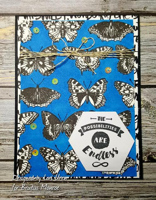 Swallowtail Background Card