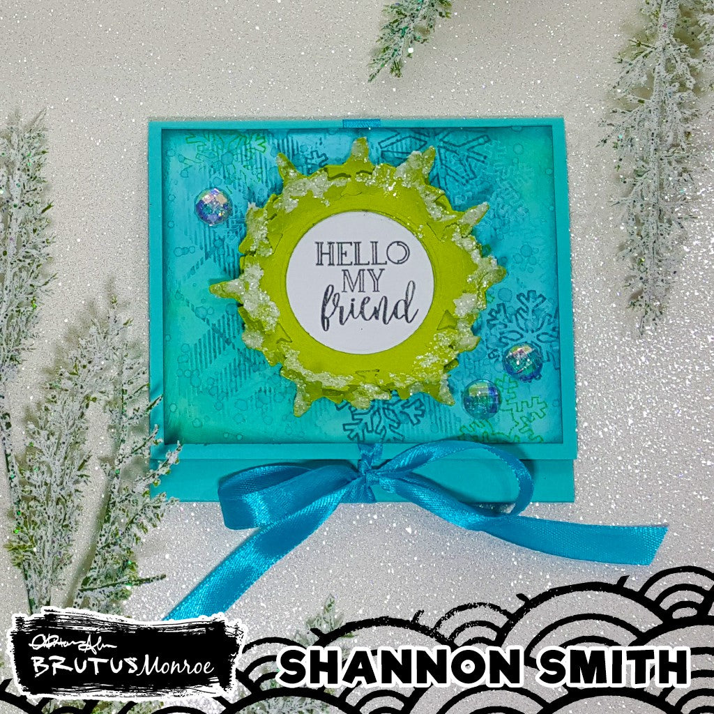 Quick Holiday Gift Card Holders using 2 Variations on Snow Scene Dies