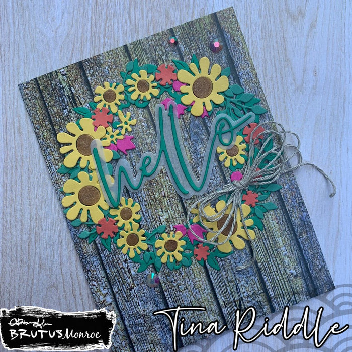 Judy's Wreath Hello Card