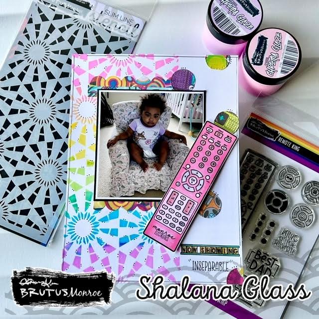 Retro Kaleidoscope | Slimline Stencil