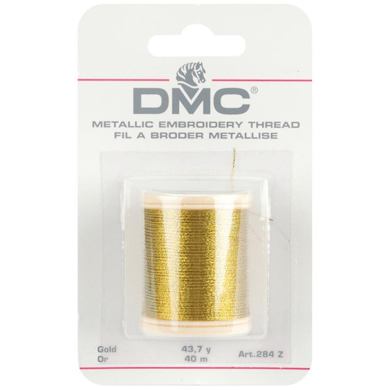DMC Metallic Embroidery Thread 43.7yd- Gold