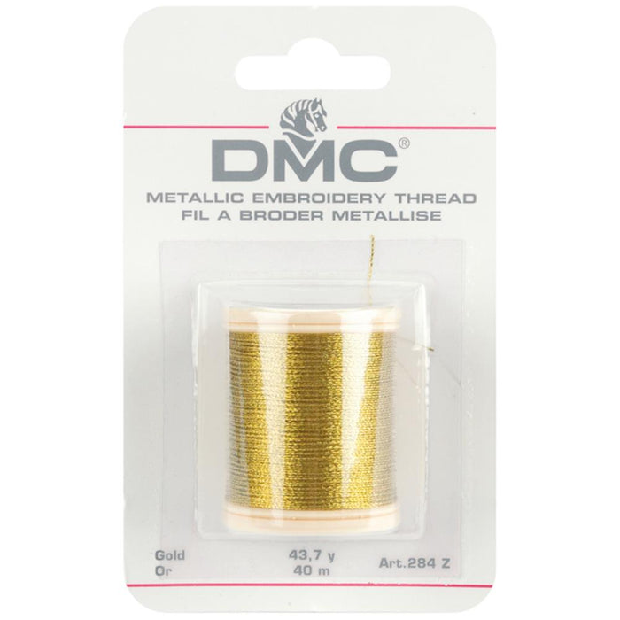 DMC Metallic Embroidery Thread 43.7yd- Gold
