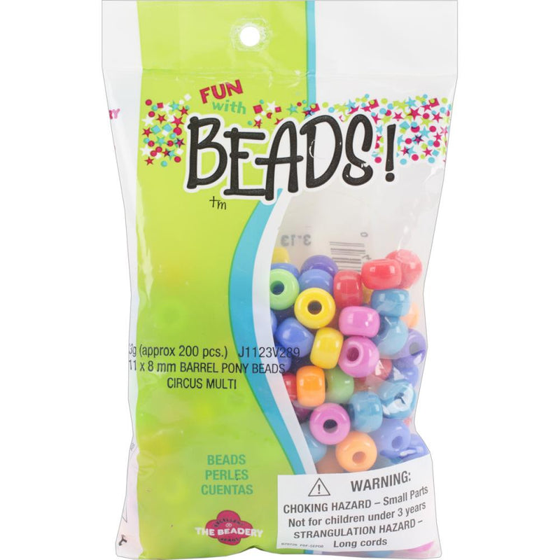 The Beadery Pony Beads | Circus Colors