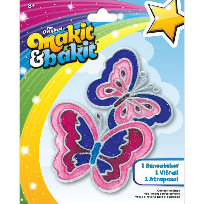 Colorbok Makit & Bakit Suncatcher Kit | Butterflies