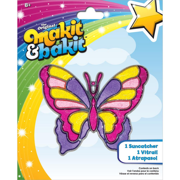 Colorbok Makit & Bakit Suncatcher Kit | Large Butterfly