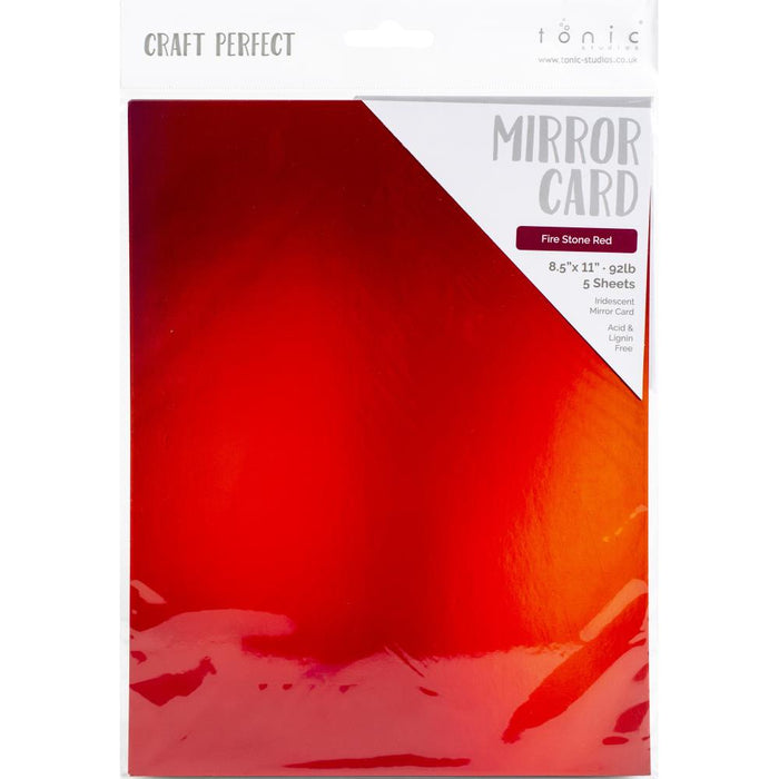 Craft Perfect Iridescent Mirror Cardstock 8.5"X11" 5/Pkg