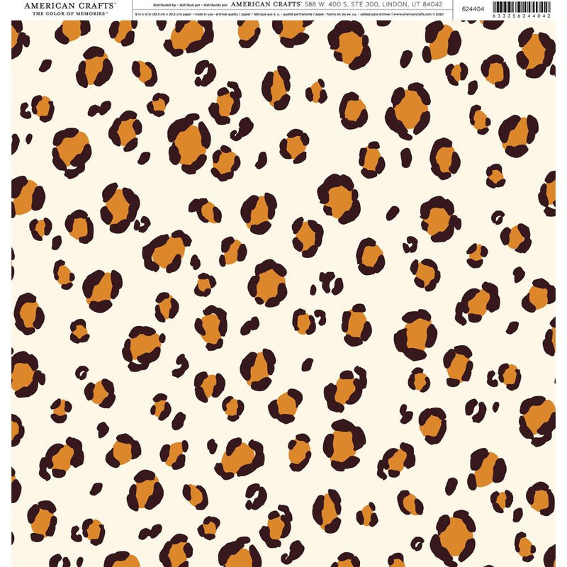 Animal Print | American Crafts Patterned Single-Sided Cardstock 12"X12"