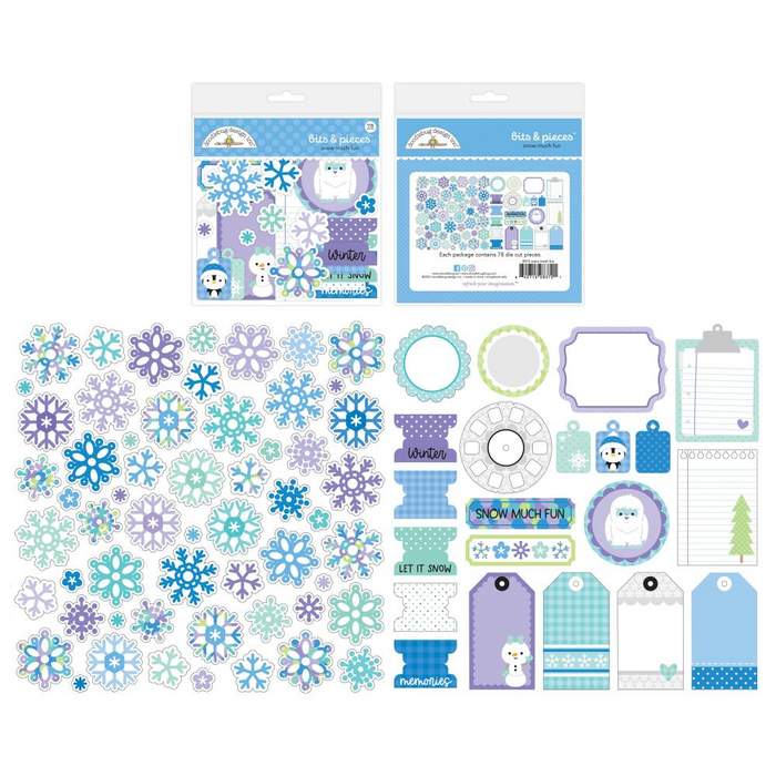 Doodlebug Bits & Pieces Die-Cuts | Snow Much Fun